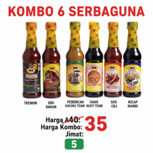 6 botol campur semua jenis (boleh pilih)